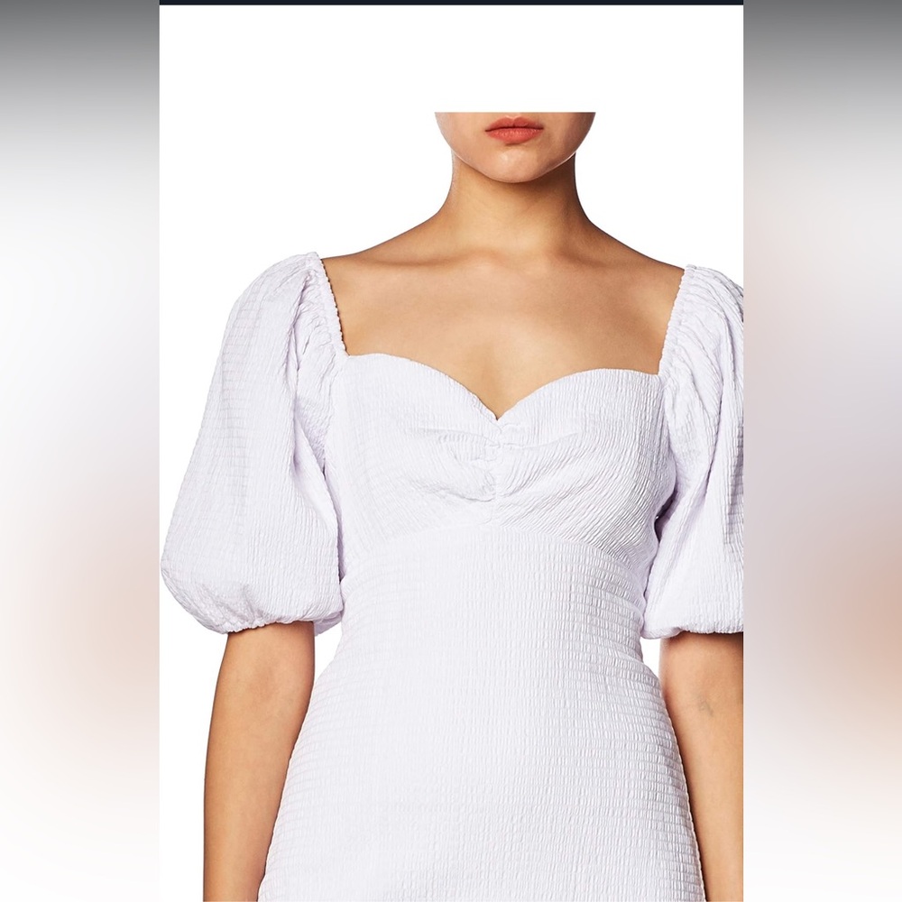 GUESS Women's Short Sleeve Charlotte Tie Back Mini Dress Size S